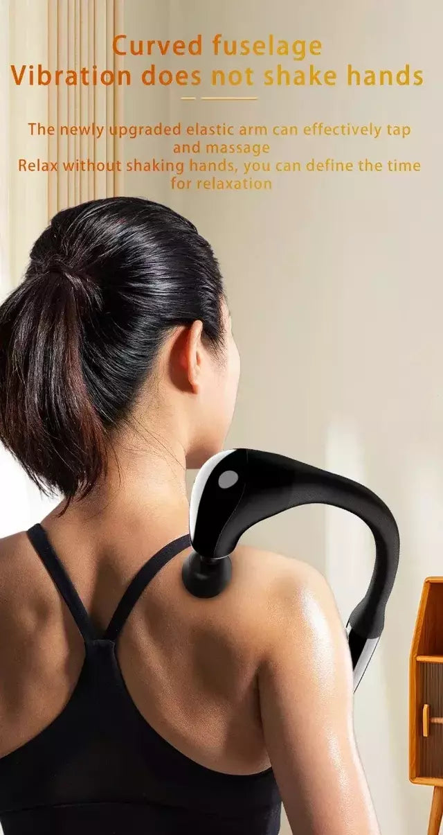 Pistola Massageadora Curva E Alça Longa