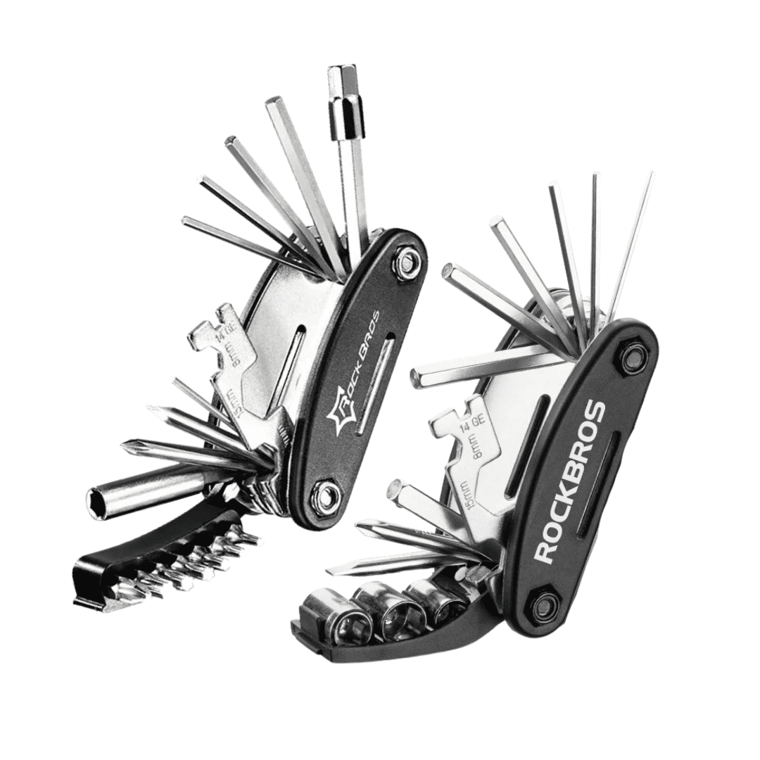 Kit de Ferramentas Canivete de Reparo para Bicicleta 16 em 1