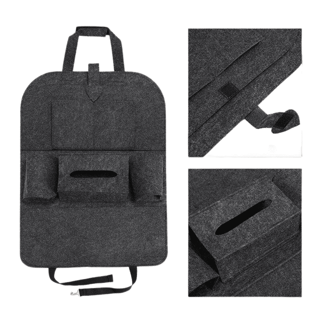 Organizador para carro com 6 bolsos