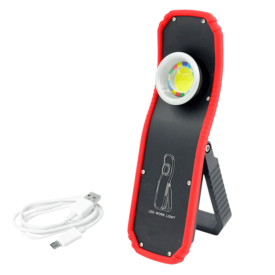 Lanterna Portátil USB Magnética e Power Bank