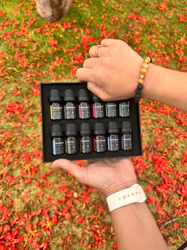 Kit Óleos Essenciais + Pulseira Difusora