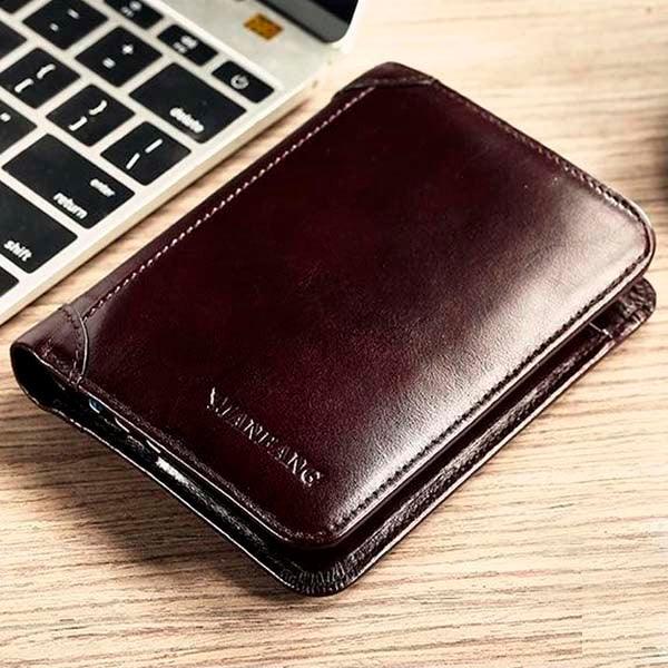 Carteira Masculina Couro com Antifurto