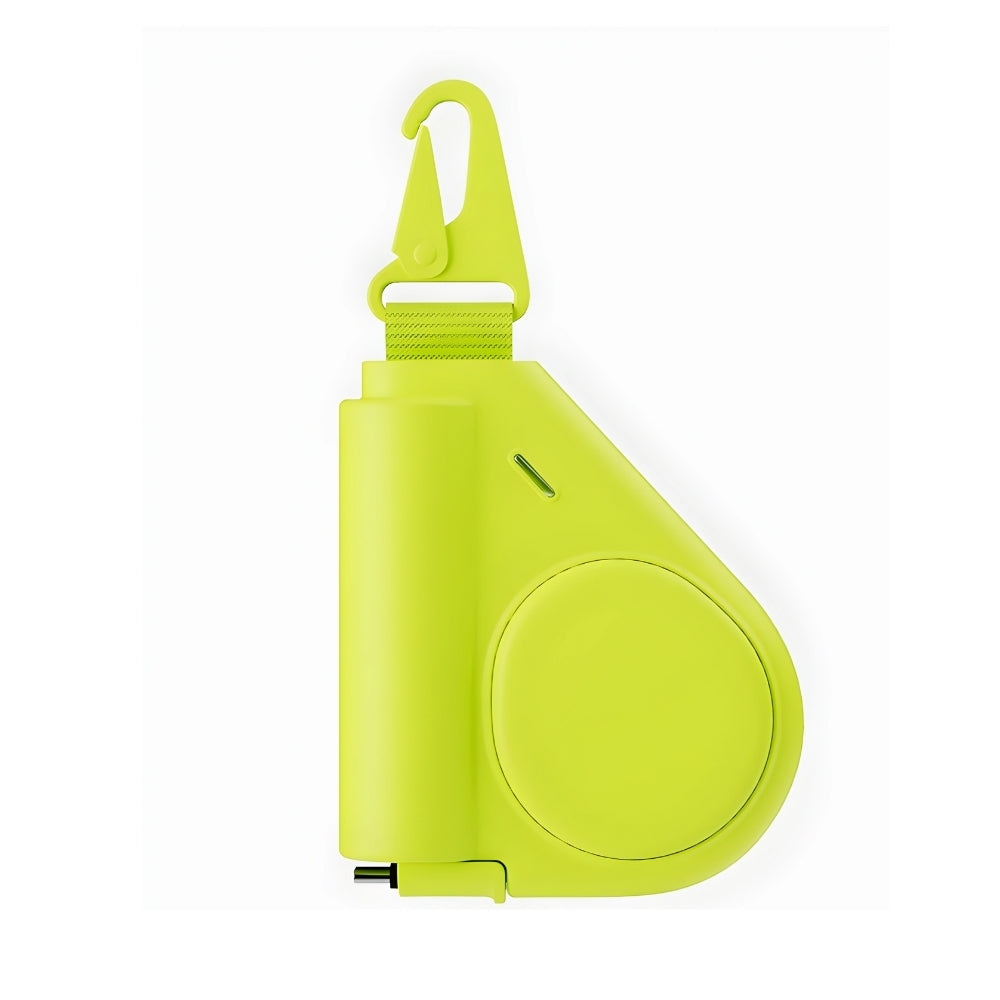 Carregador Portátil MChaos de 5000 mAh com Cabo Retrátil e Mosquetão