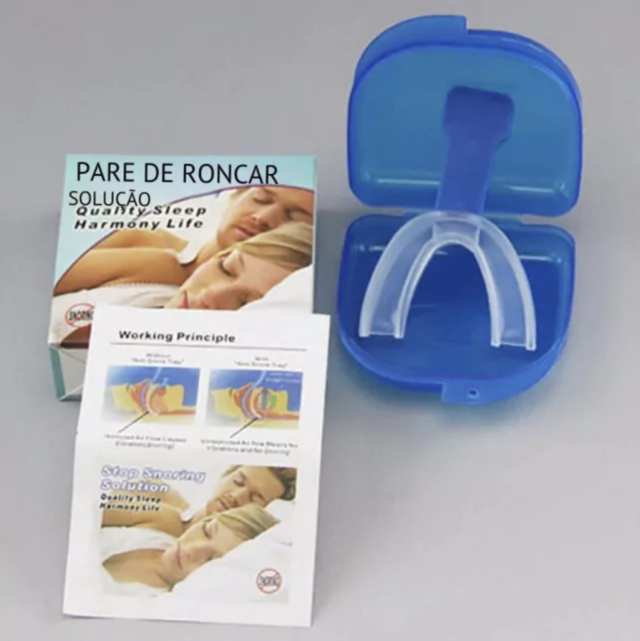 Placa de Bruxismo Silicone Antirronco