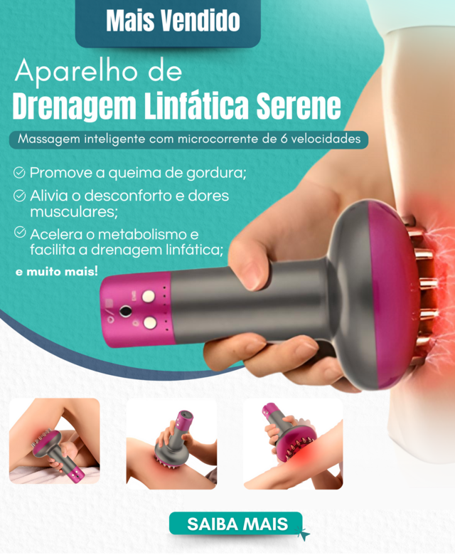 Aparelho de Drenagem Linfática Modelo Premium