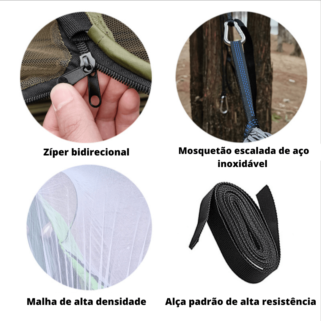 Rede Florest Portátil Antimosquito - Outdoor