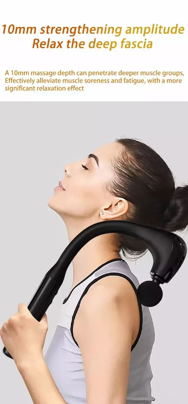 Pistola Massageadora Curva E Alça Longa