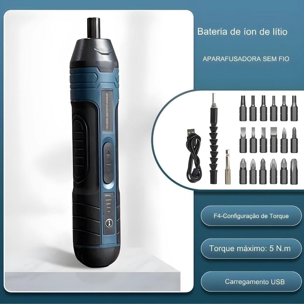 Mini chave de fenda elétrica multifuncional