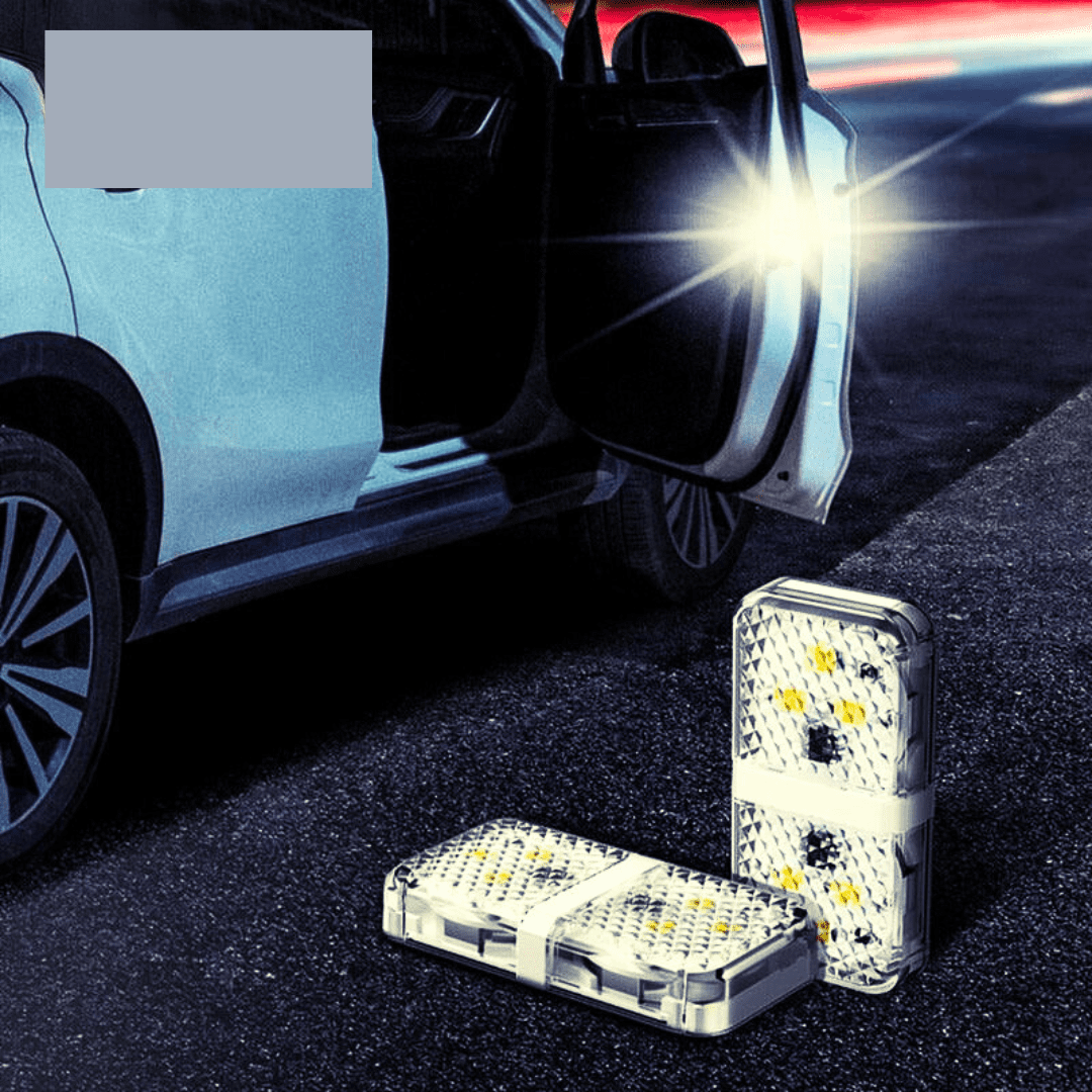 Luz anti colisão para portas de carro Kit com 2 pçs