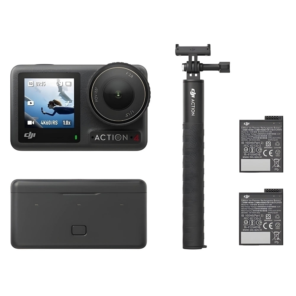 Câmera De Ação DJI Osmo Action 4 Adventure Combo