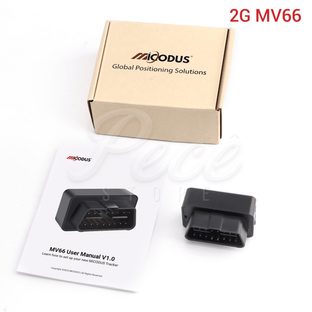 Rastreador - Monitor de Voz - Mini OBD GPS MV66