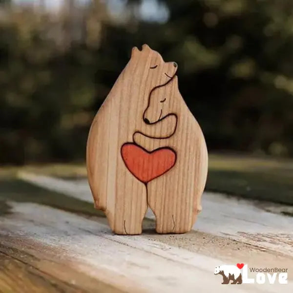 WoodenBear Love™ - Quebra Cabeça Decorativo Personalizável