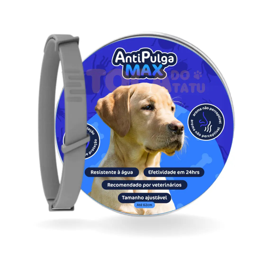 AntiPulgaMax™ - Colar Tratamento Premium