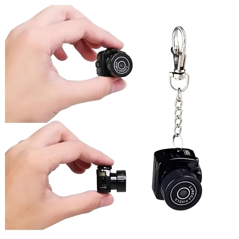 Mini Câmera Portátil Ultra HD com Microfone