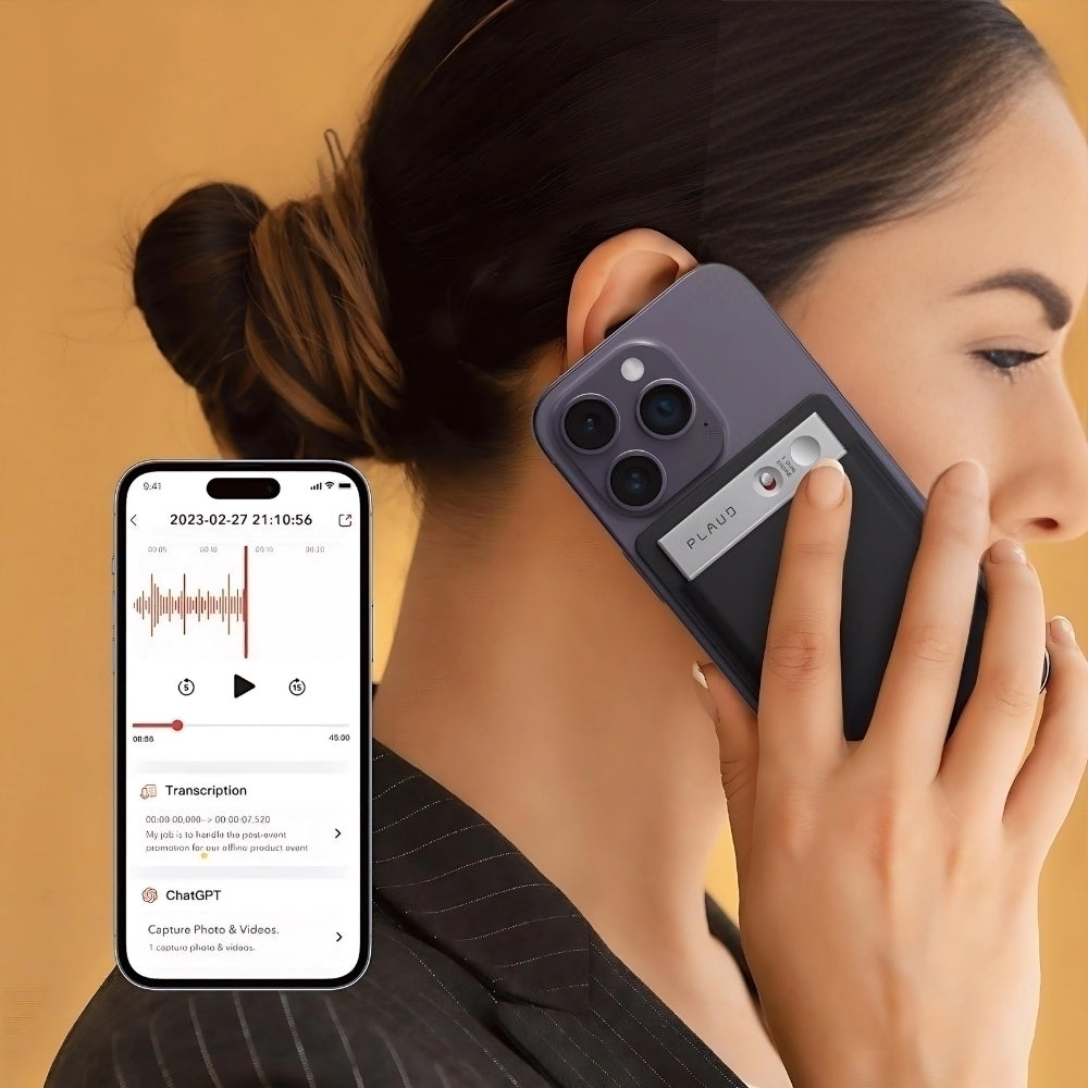 Gravador De Voz Plaud Note Com ChatGPT