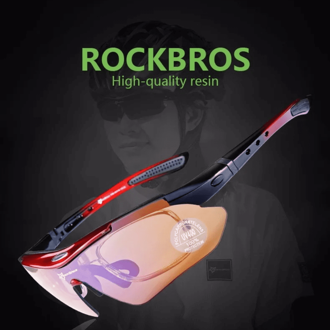 Óculos Esportivos Polarizados ROCKBROS - Proteção UV