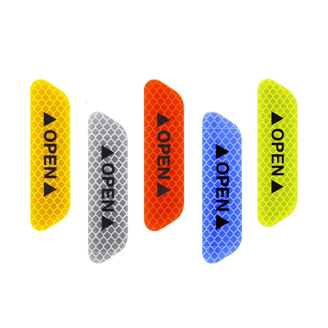 Conjunto de Adesivos de Segurança para Porta de Carro Universal