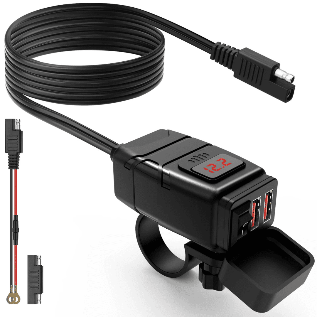 Carregador de Guidão para Moto QC3.0