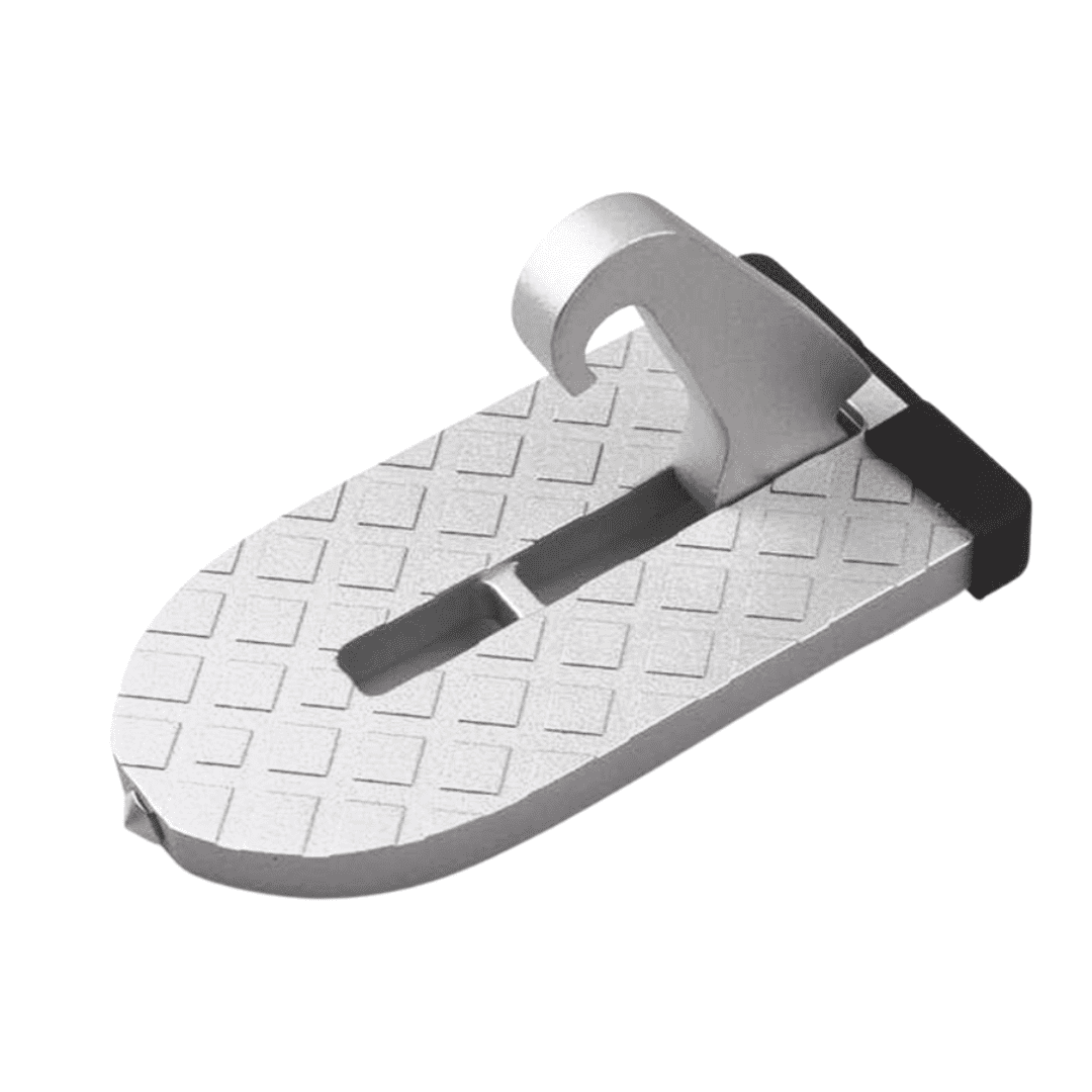Pedal dobrável de acesso ao teto do carro