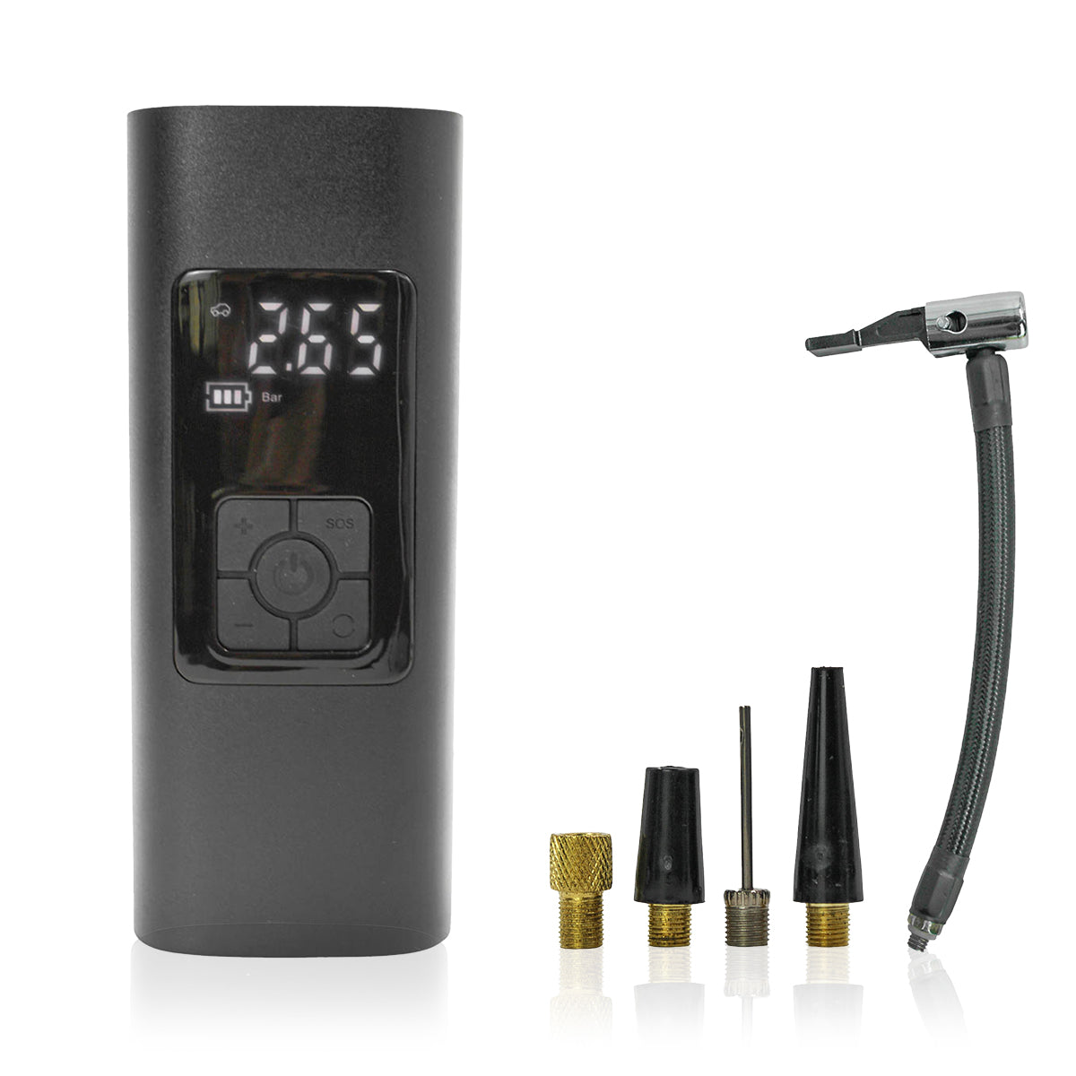 Bomba De Ar Para Encher Bolas Eletrico USB Recarregavel Bicos E Mangueira