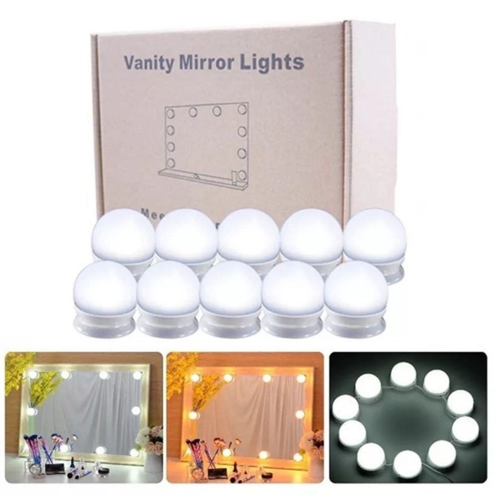 STO271 - Kit Luz Camarim Studio Com 10 Lampadas Led Maquiagem