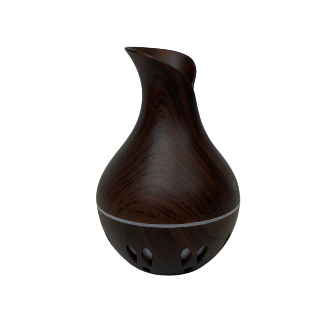 Umidificador Difusor De Aroma Ultrassonico Oleo Essencial Led Aromaterapia Vaso Gotas