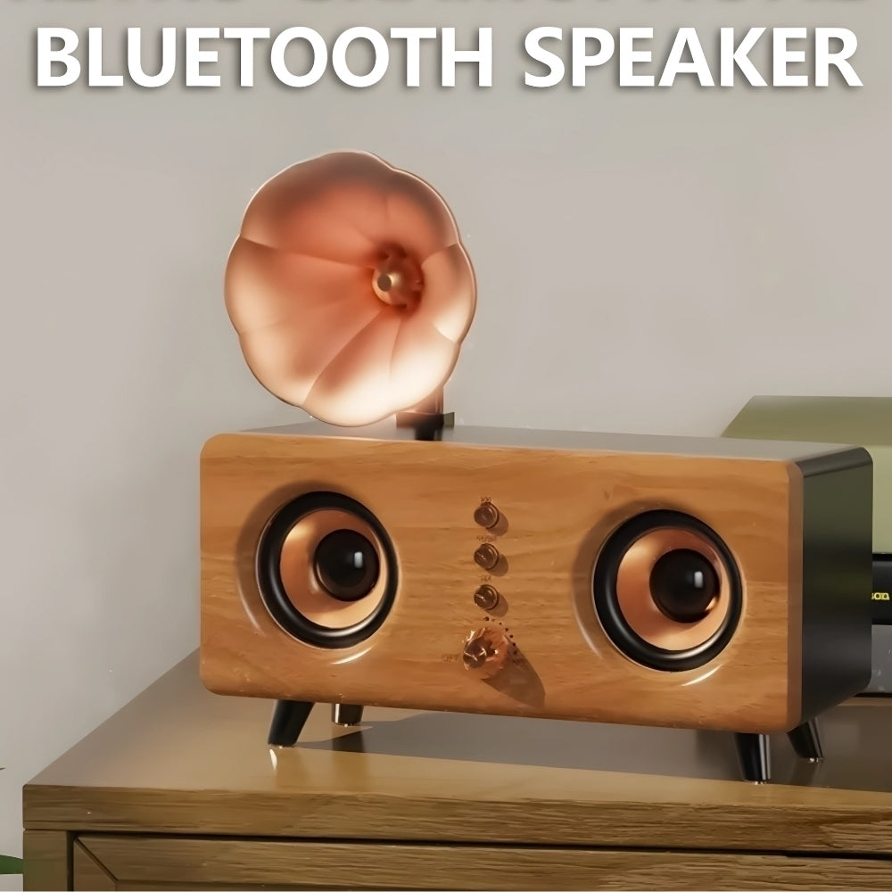 Caixa de Som Vintage Retro Bluetooth 10W