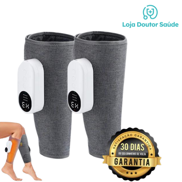 Massageador Elétrico Com Aquecimento Para Perna E Panturrilha