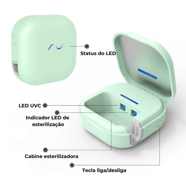 Porta Escova De Dente Esterilizador