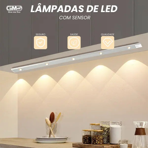 Luminária de Led com Sensor de Presença