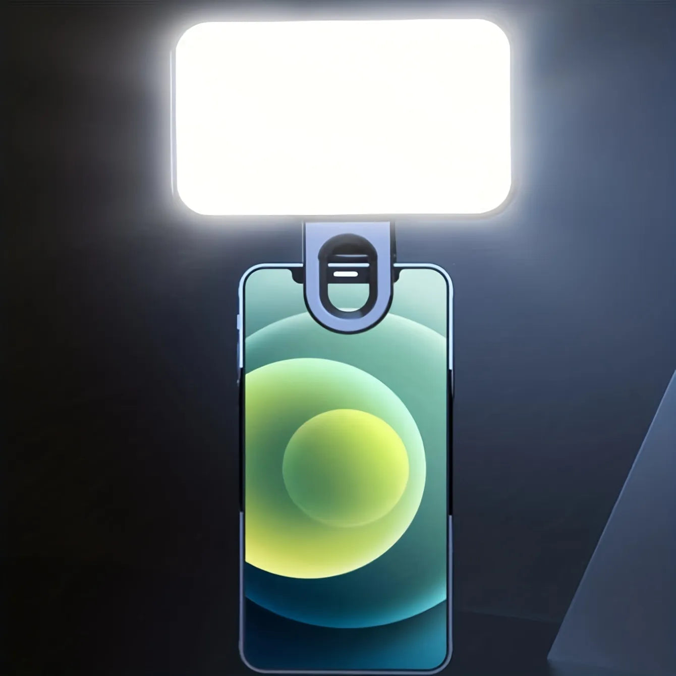 Refletor LED Portátil Mini Selfie Fill Light, Recarregável, 3 Modos, Brilho Ajustável, Clip On, Telefone Móvel, Computador