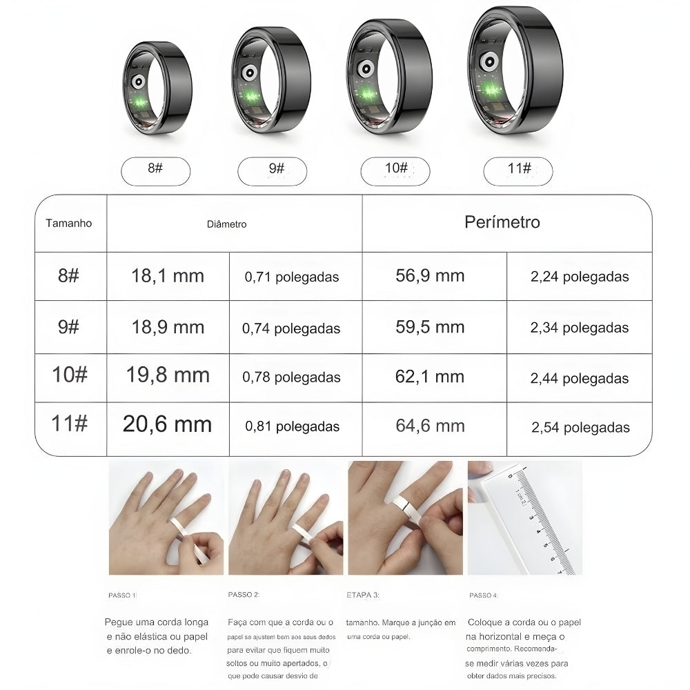 Anel inteligente COLMI R02