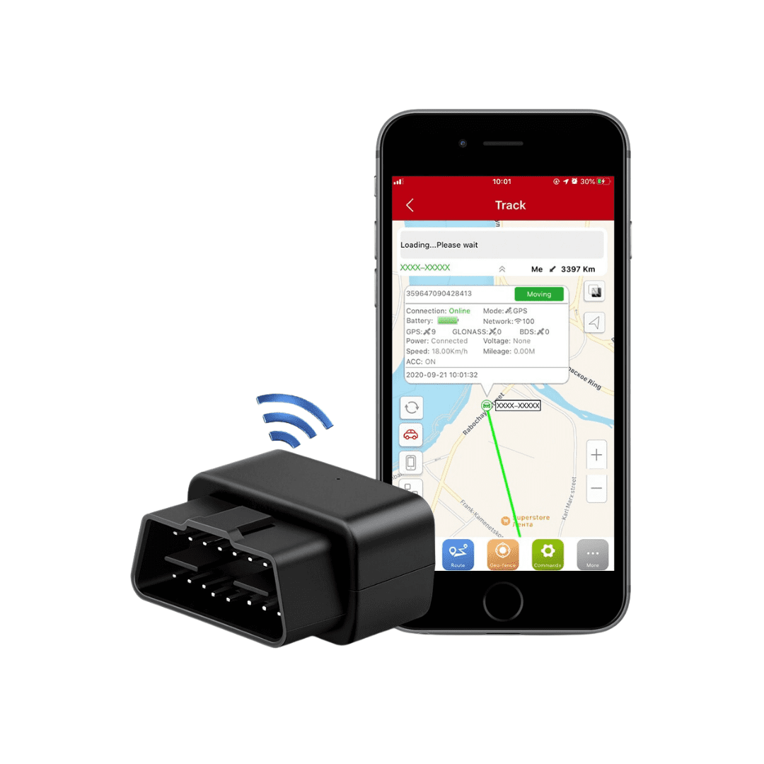 Rastreador - Monitor de Voz - Mini OBD GPS MV66