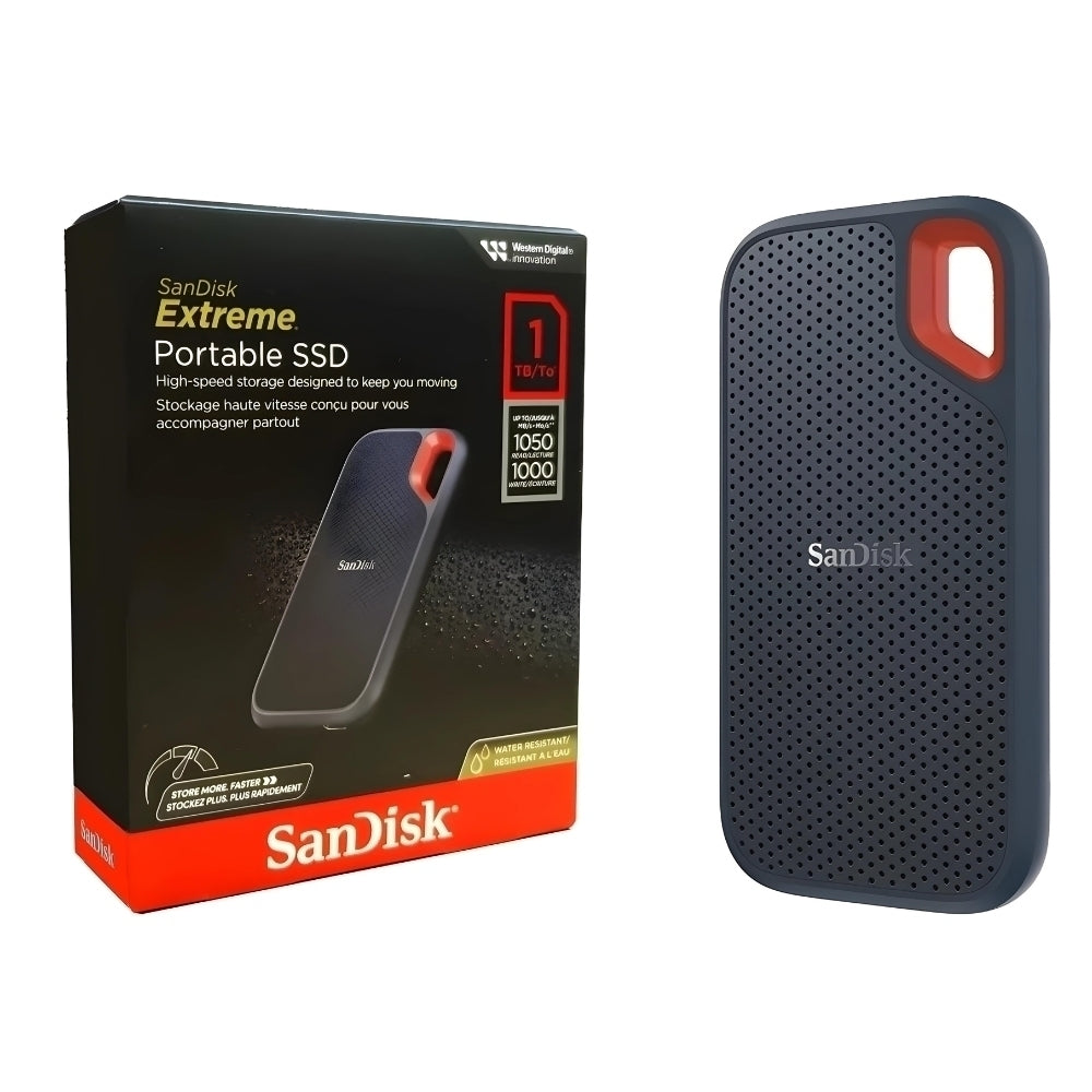 SSD Sandisk Extreme Portable 1TB USB-C 3.2 1050MB/s SDSSDE61-1T00-G25