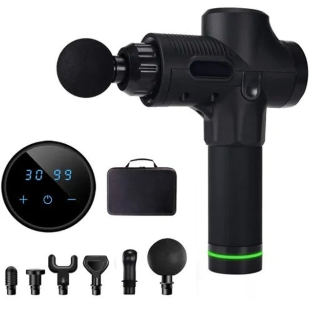 Pistola Massageadora Portátil Com Maleta