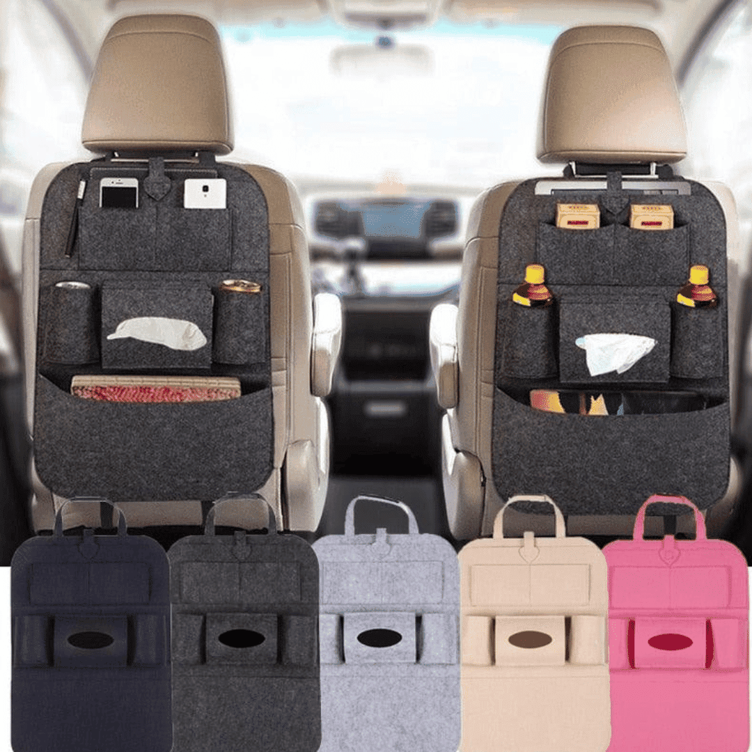 Organizador para carro com 6 bolsos