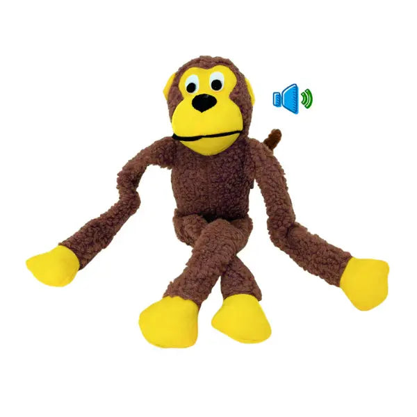 Brinquedo para Cachorro Pelúcia Macaco Savana Pet