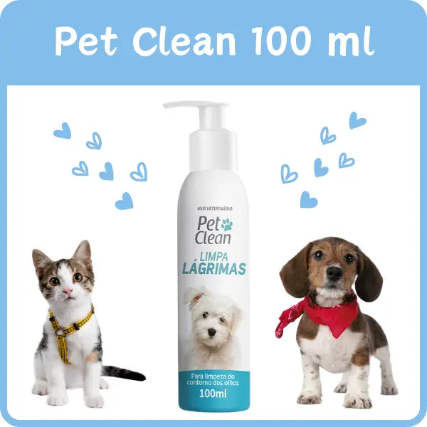 Pet Clean - Limpador de Lágrimas para Cães e Gatos