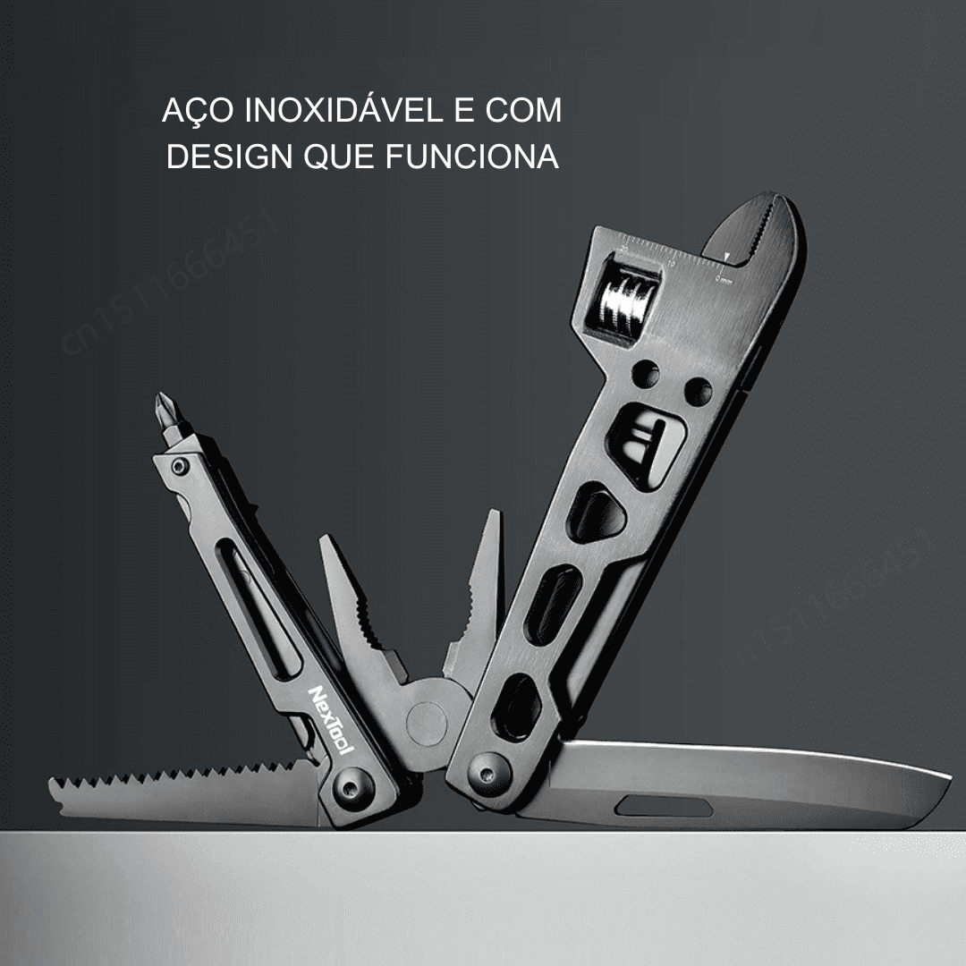 Multi-ferramentas 9x1 de bolso aço inoxidável Nextools