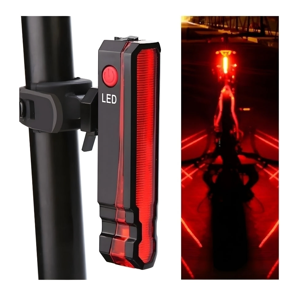 Sinalizador Traseiro Farol Led de Bike