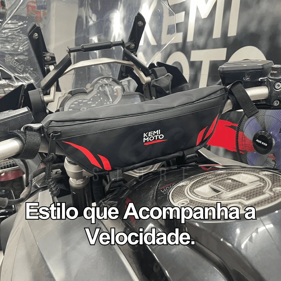 Bolsa de Guidão Universal para Motocicletas