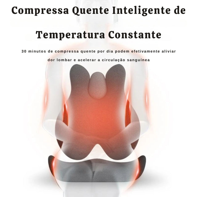 Encosto Massageador Elétrico Para As Costas