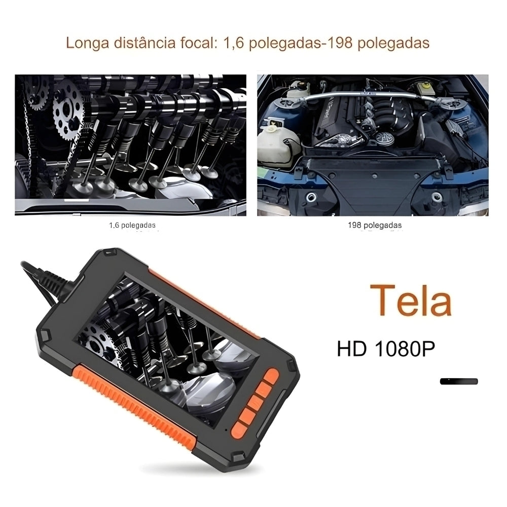 Endoscópio Industrial Lente Dupla 5M