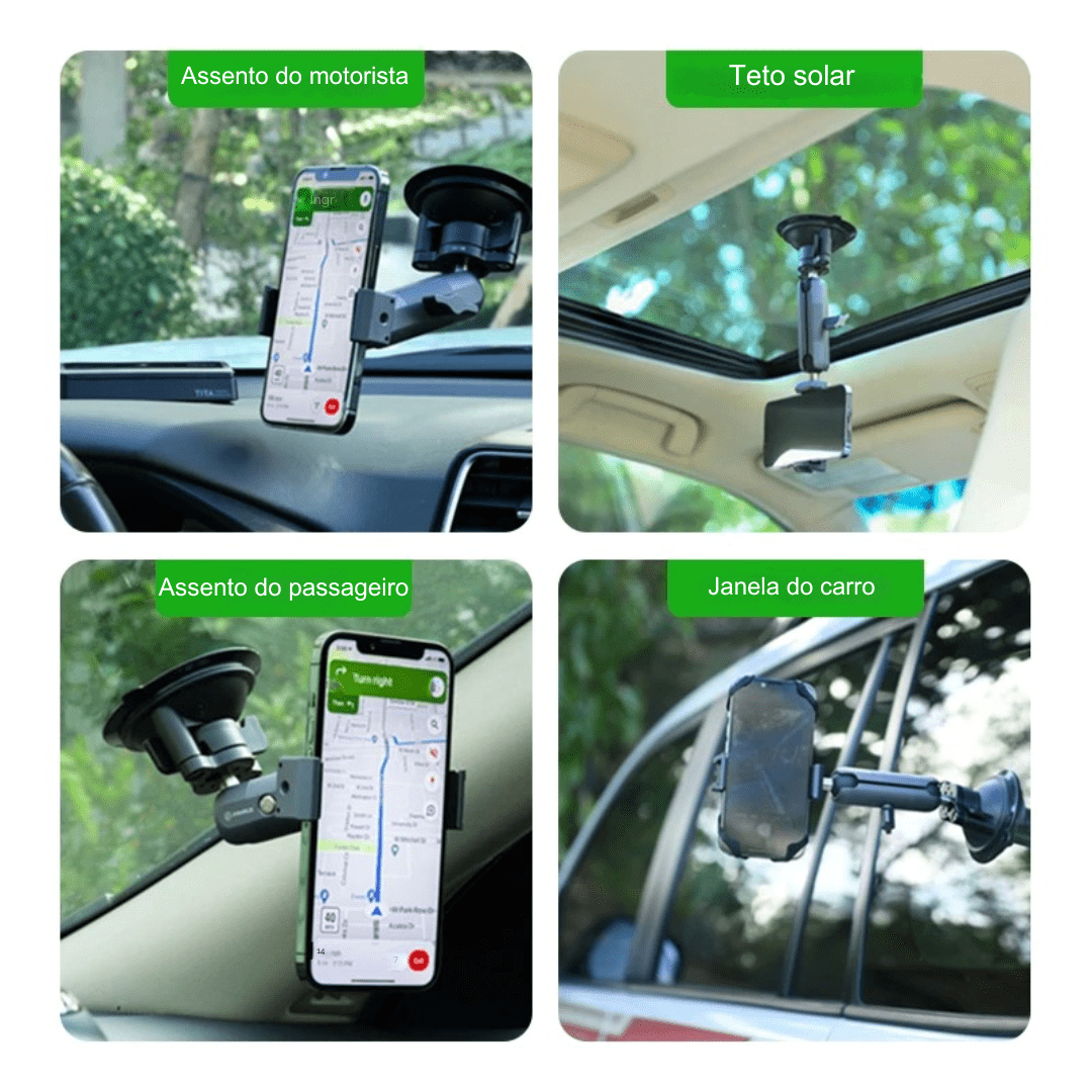 Suporte de Celular para Retrovisor 360º