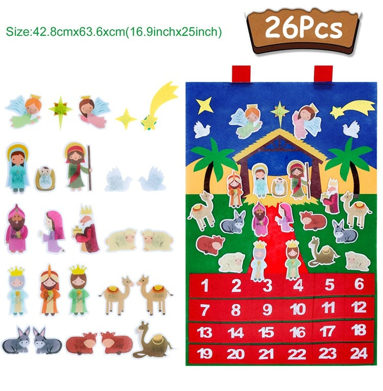 Árvore de Natal de Feltro Kids