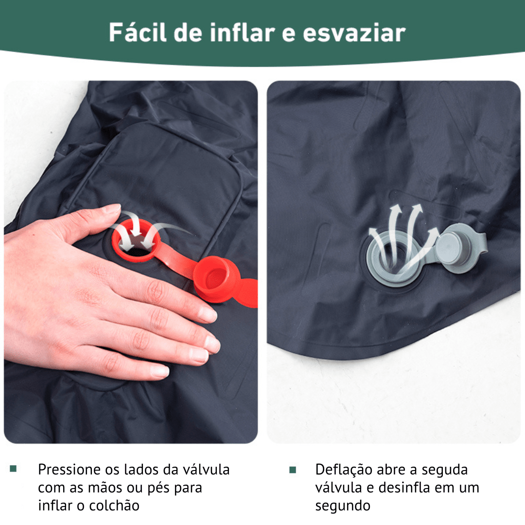 Colchão Inflável Embutido Ultraleve - Westtone