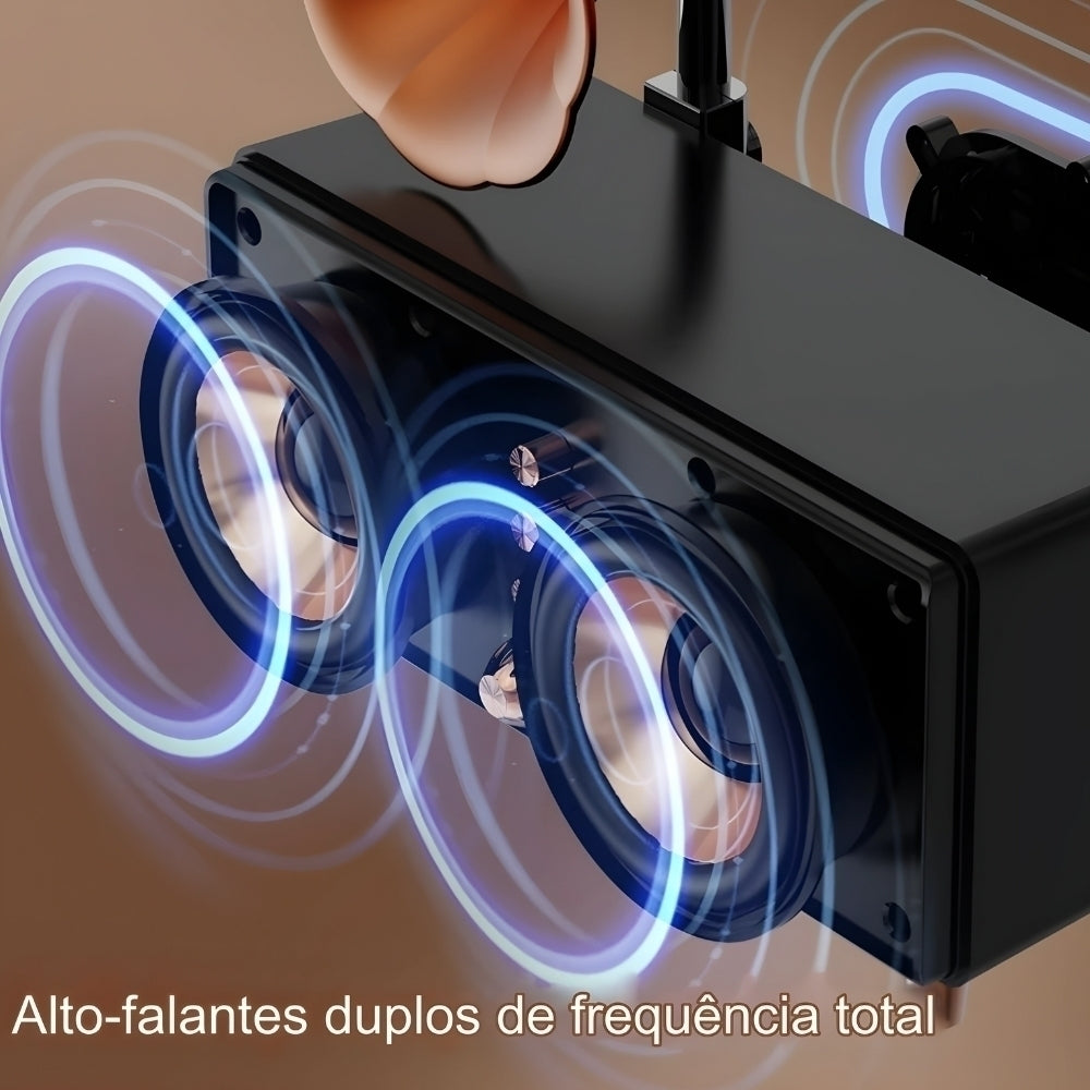 Caixa de Som Vintage Retro Bluetooth 10W