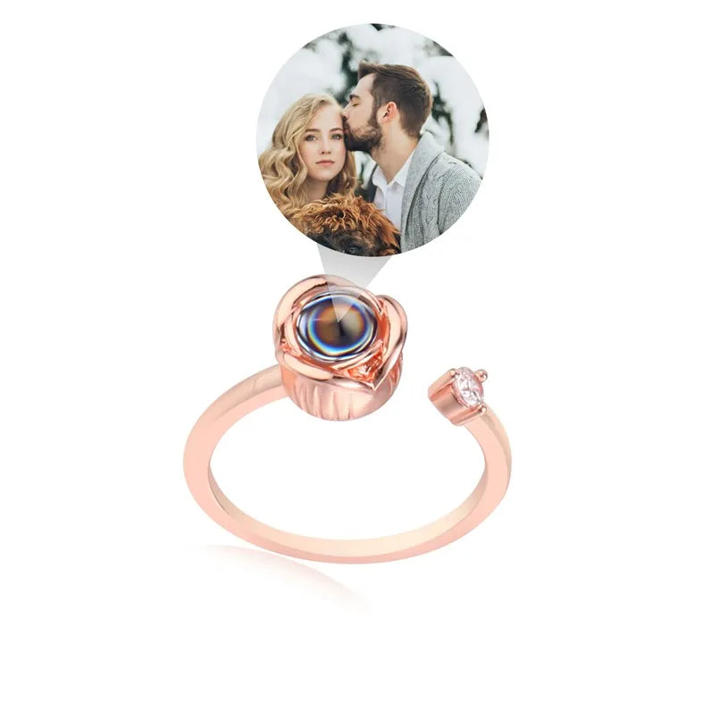 Anel ROSE  - Foto Personalizável