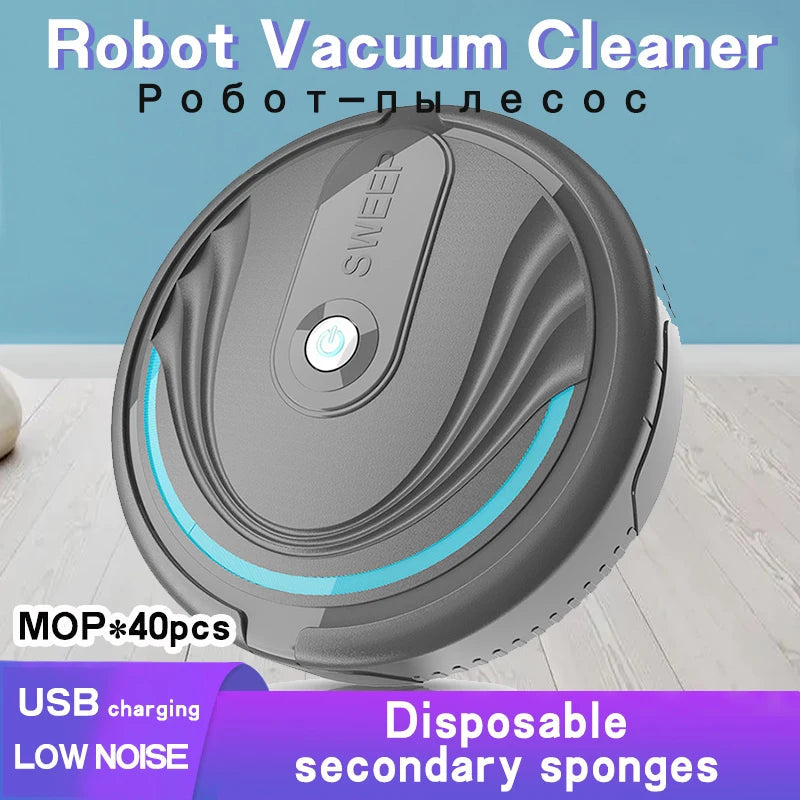 Aspirador Robô Inteligente Controle Remoto, sem fio Auto Recarga, Varrer Piso, Aparelho de Limpeza, 2500PA