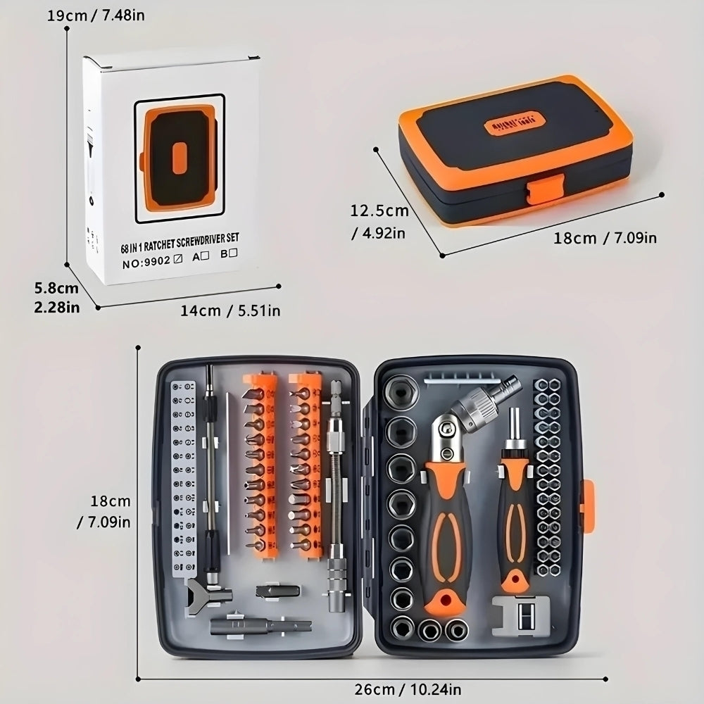 Conjunto De Chaves De Precisão 68 em 1